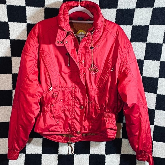 Killy | Jackets & Coats | Killy Hooded Ski Jacket Coat Red Recco Rescue ...